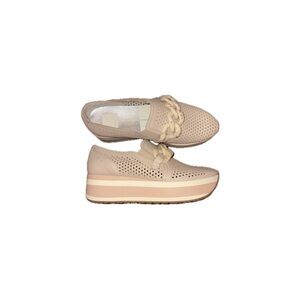 Dolce Vita Women’s Jhenee Perf Sneaker Slip-On in Sand Nubuck Tan Cream - Size 8